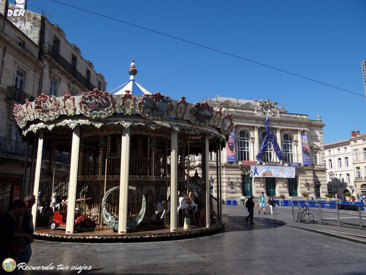Visitar Montpellier en un día - Tiovivo y Operas