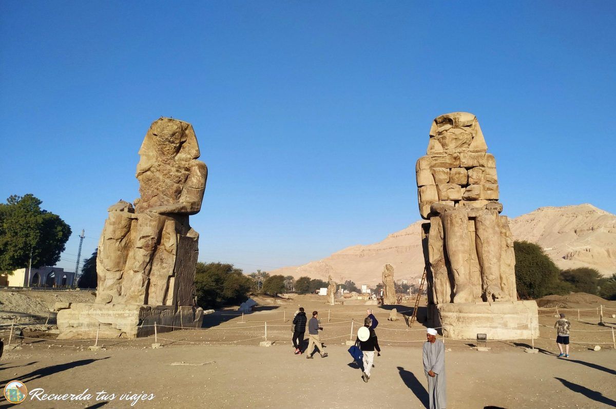 Qué ver en Egipto - Camino de Colosos de Memnón