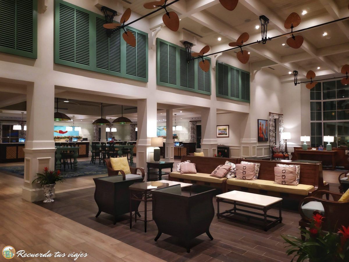 Organiza tu viaje a Disney World Orlando - Recepción Caribbean Beach Resort