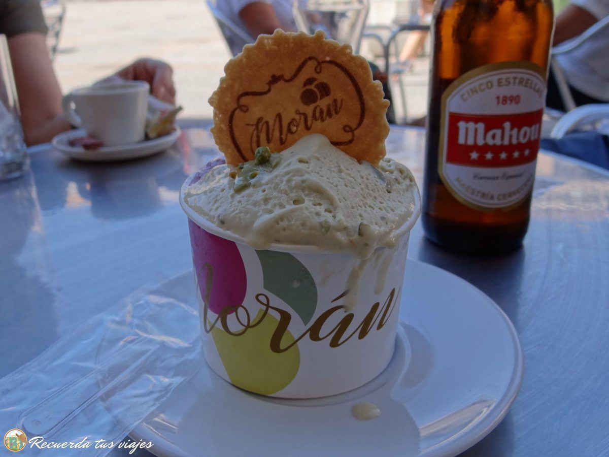 Ruta de dos días por la Ciudad Real - Helado pistacho