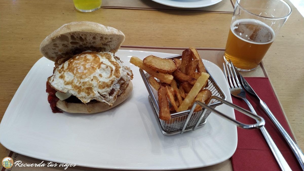 Hamburguesa casera de ternera navarra