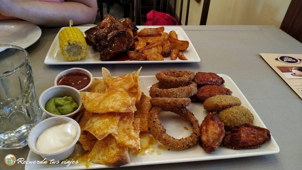 Comida en The Iron Horse