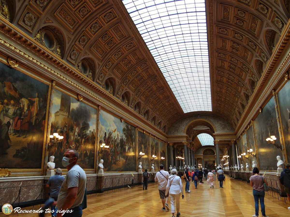 Visitar el Palacio de Versalles
 - Galería de las Batallas