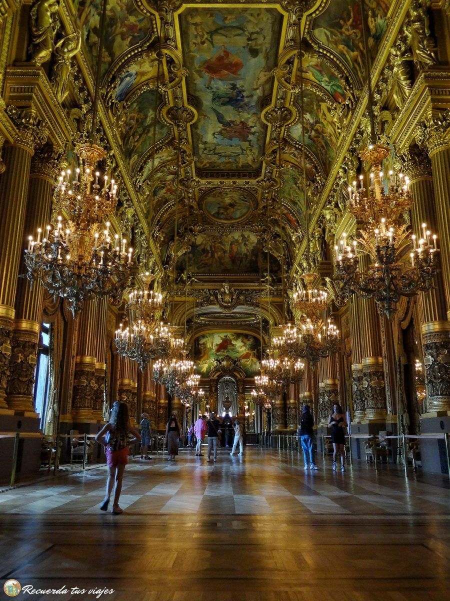Qué ver en París - Interior de la Ópera de Garnier