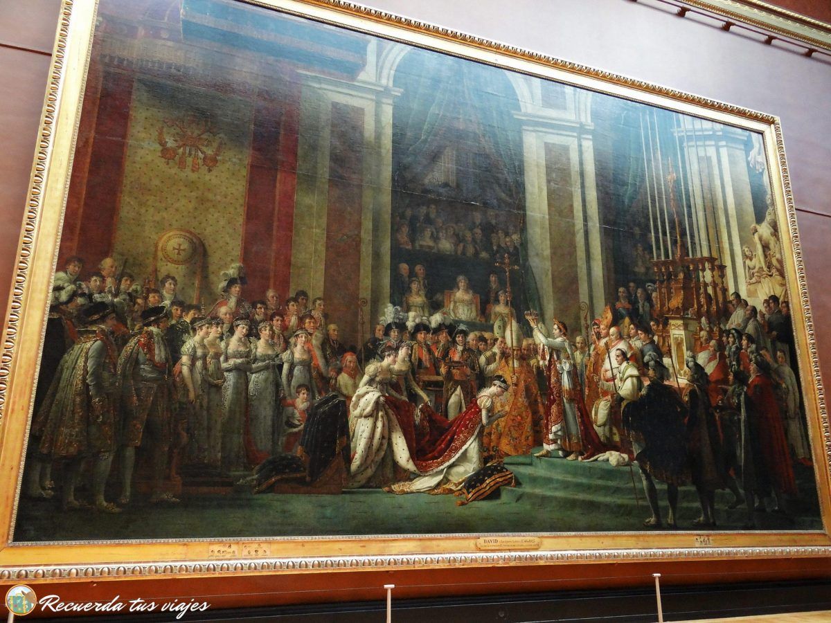 3 horas en el Museo del Louvre - La coronación de Napoleón