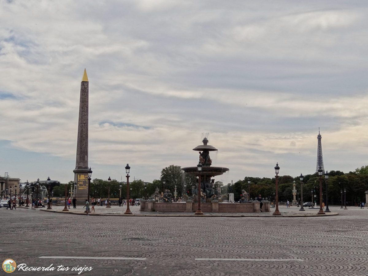 Organiza tu viaje a París - Obelisco de la Plaza de la Concordia