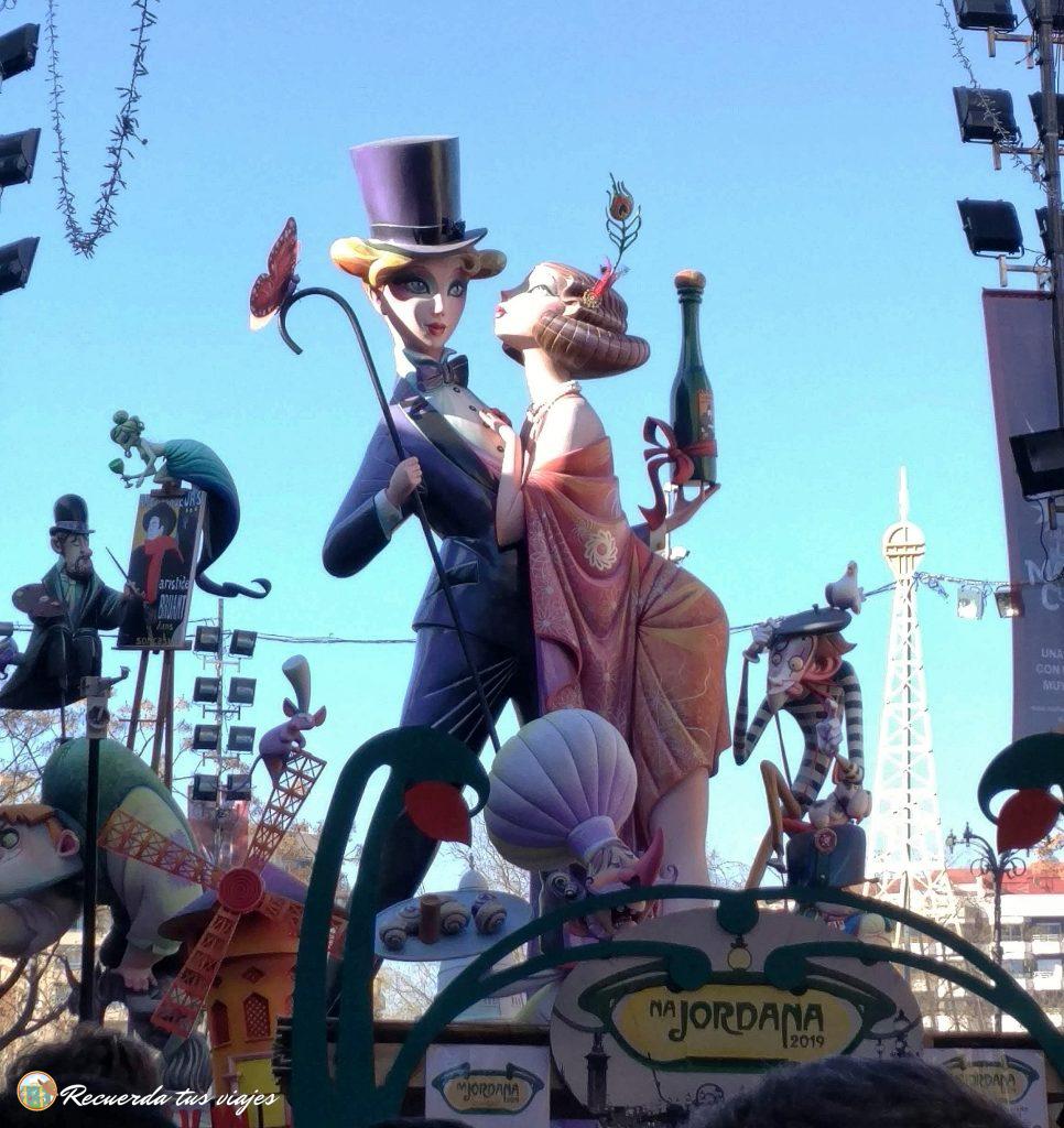 Visitar las fallas de Valencia - Falla Na Jordana