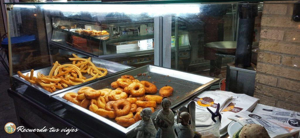 Churros y buñuelos