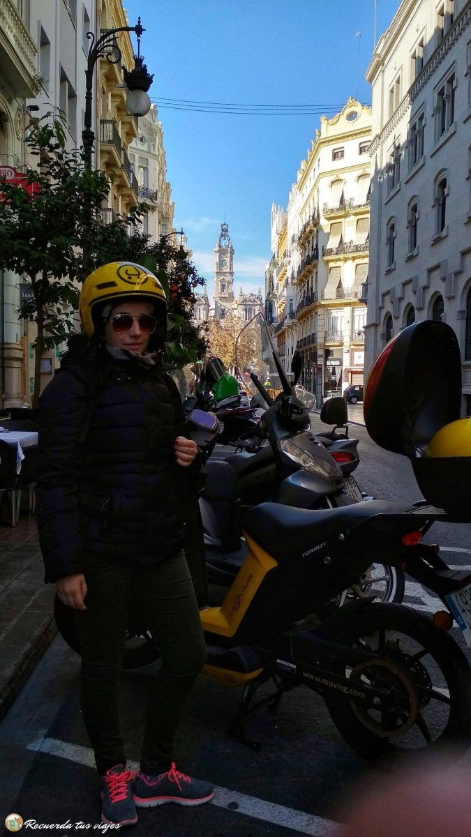 Valencia en moto