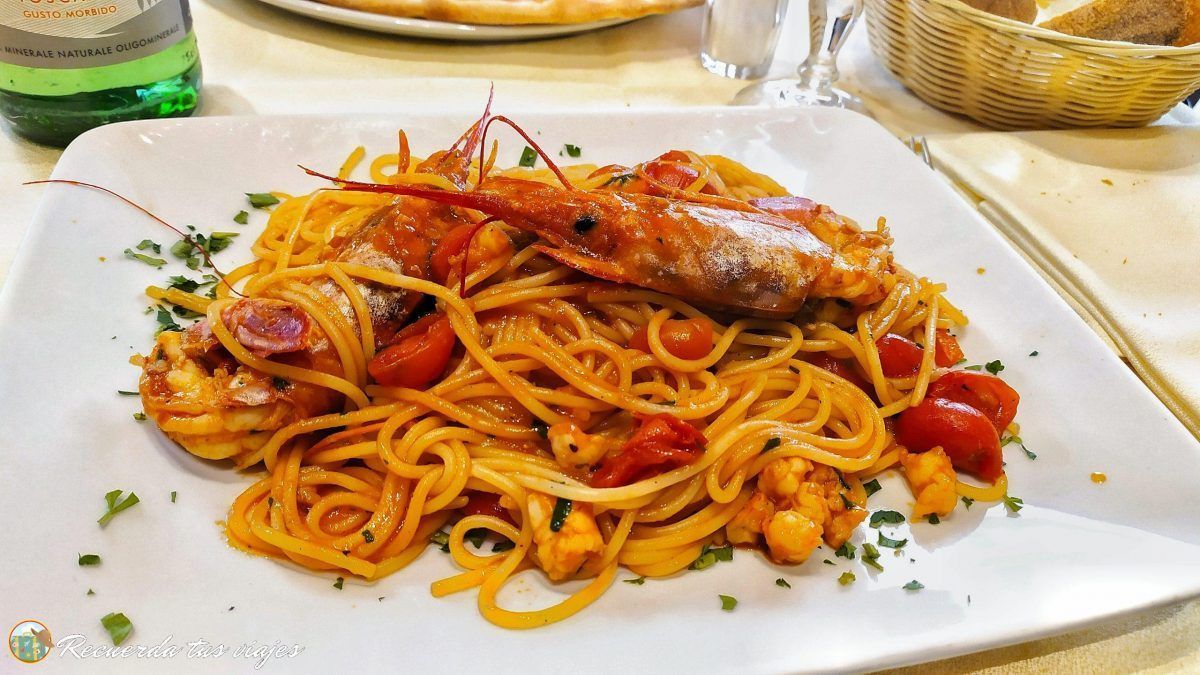 Dónde comer en Milán - Settembrini 18 pasta con gambas