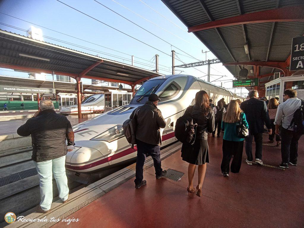 Acceso al tren