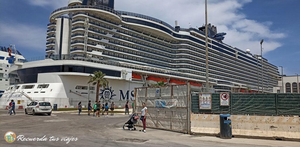 Acceso al crucero