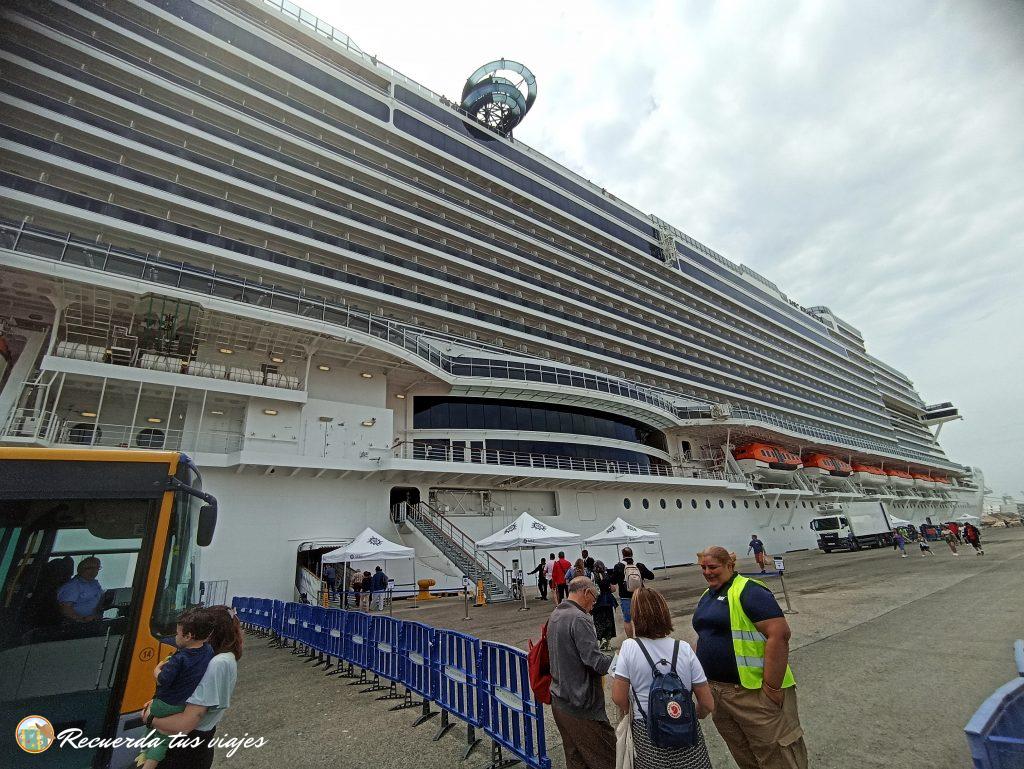 Subiendo al barco