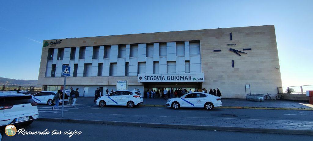 Estación del AVE Segovia Guiomar -Escapada para ver Segovia y su Acueducto