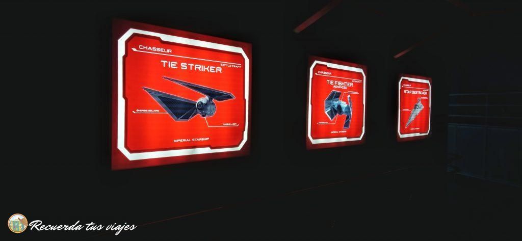 Naves de Star Wars dentro de HyperSpace Mountain - Cuándo es mejor ir a Disneyland París