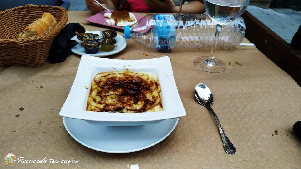 Casa Escandón postres - Ruta de 6 días en coche por Asturias