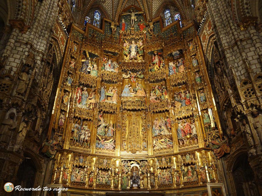 Altar gótico de la Catedral - Visita Toledo en 1 día