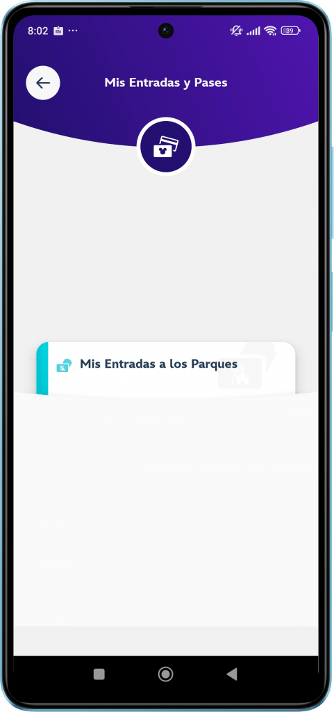 Disney Aplicación mis entradas - Aplicación móvil de Disneyland París