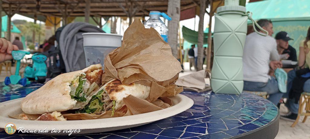 Shawarma de falafel