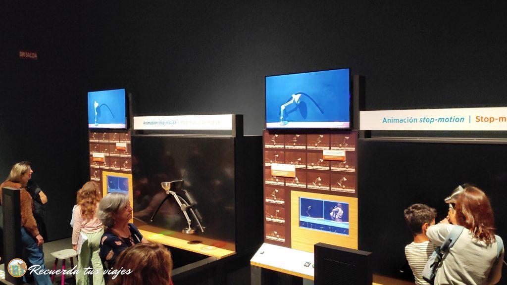 Animación - Exposición La Ciencia de Pixar en Madrid