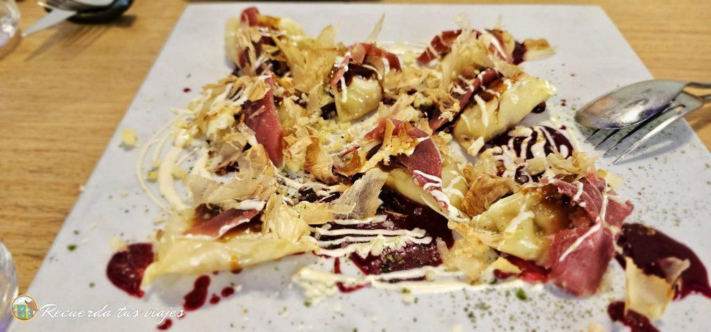 Gyozas ibéricas