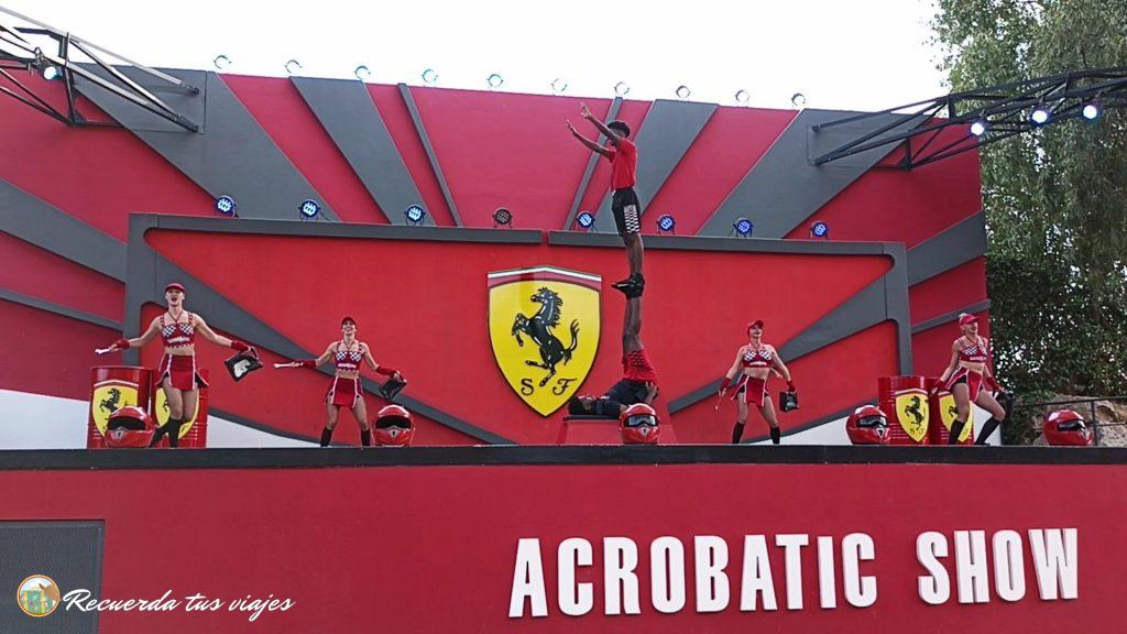 Acrobatic Show - Qué espectáculos ver en PortAventura y Ferrari Land