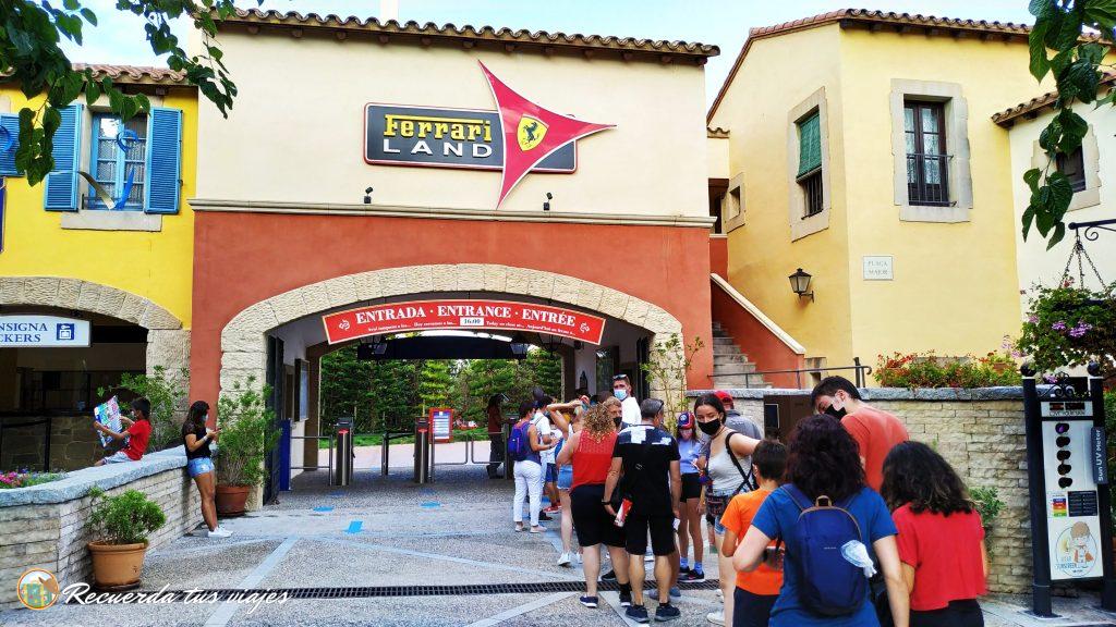 Acceso a Ferrari Land - Ferrari land con un niño menor de 3 años 
