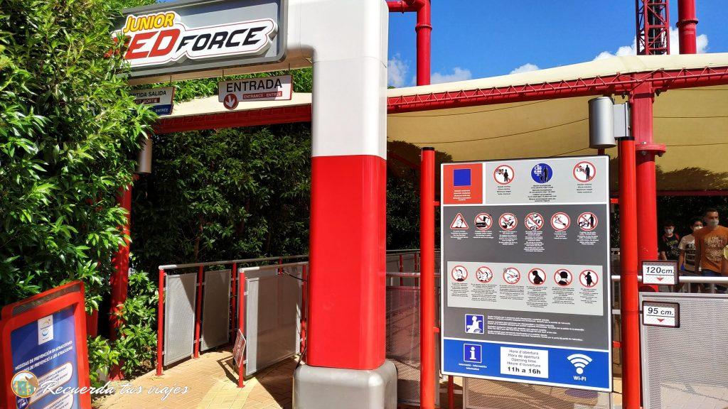 Entrada a Junio Red Force