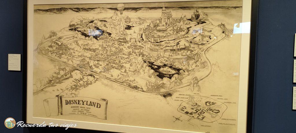 Plano original de Disneyland California