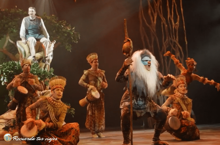Show del Rey León - Disney Cruise Line: Magia en Alta Mar
