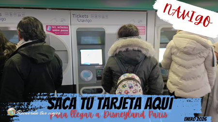 Tarjeta Navigo para llegar a Disneyland París